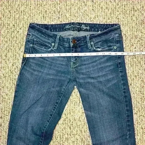 American Eagle Outfitters Stretch Skinny Denim Jeans Women’s Size 4 - Picture 7 of 14
